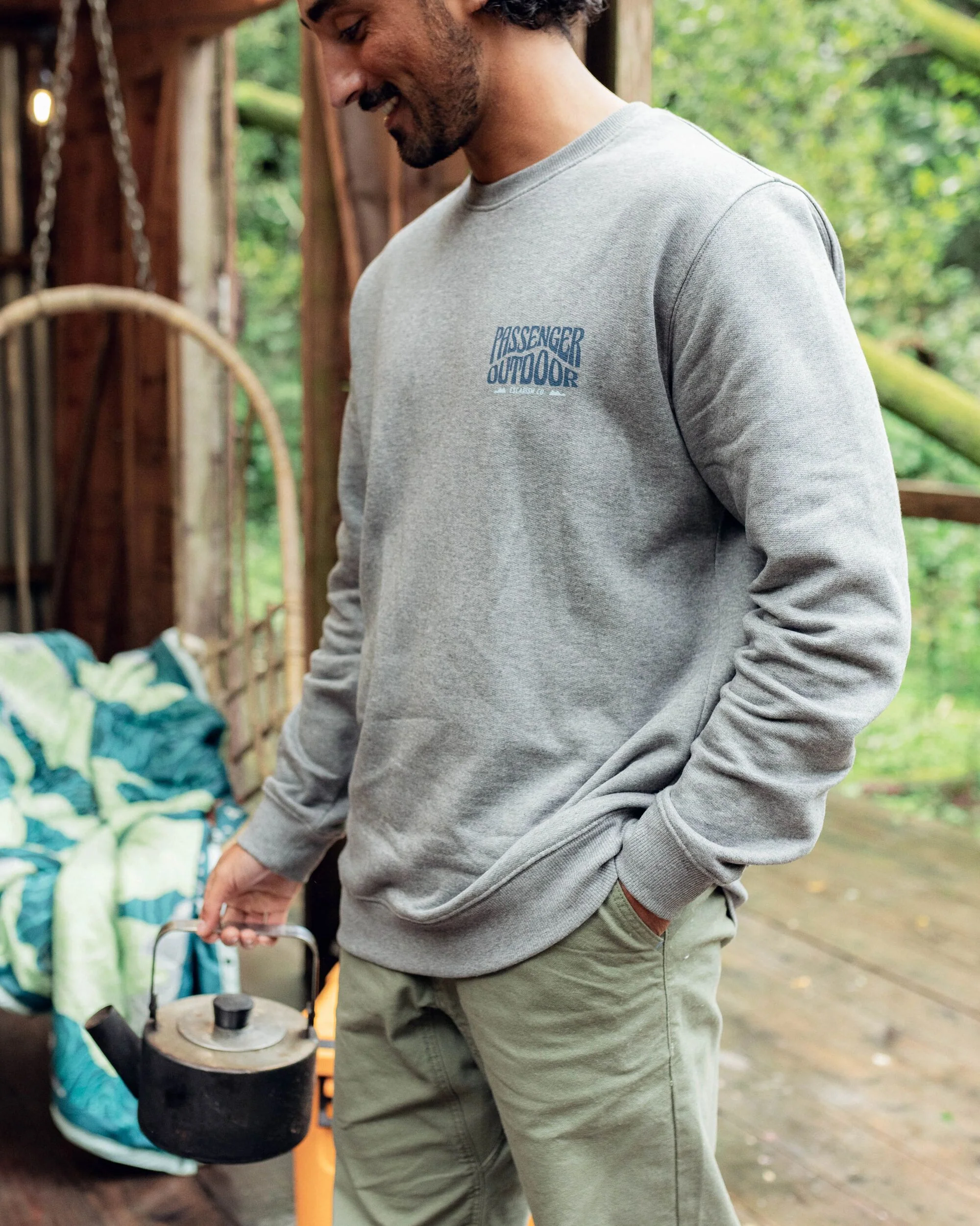 Yuca Sweatshirt - Dark Grey Marl - Image 3