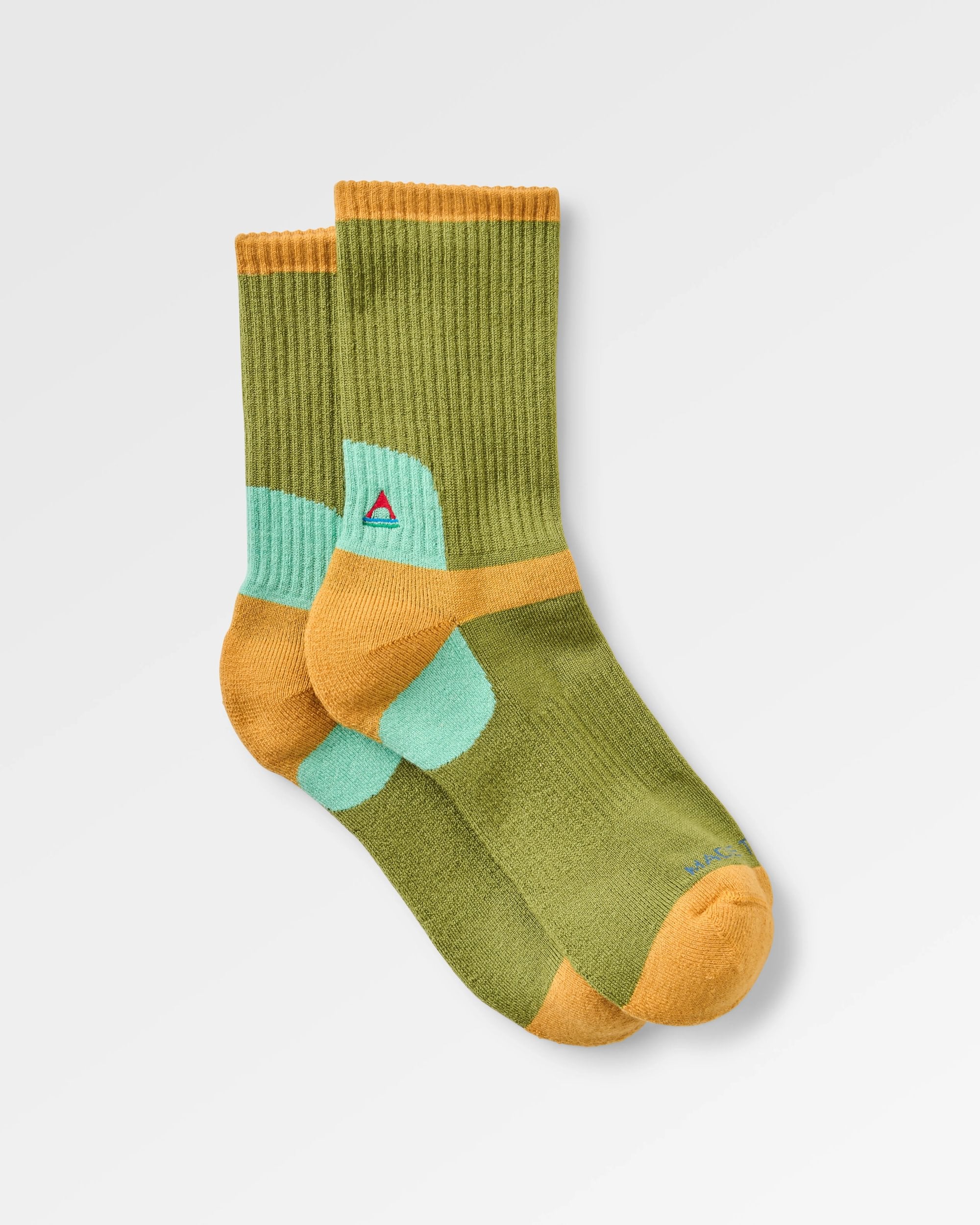 Yukon Merino Active Crew Sock - Tea Green