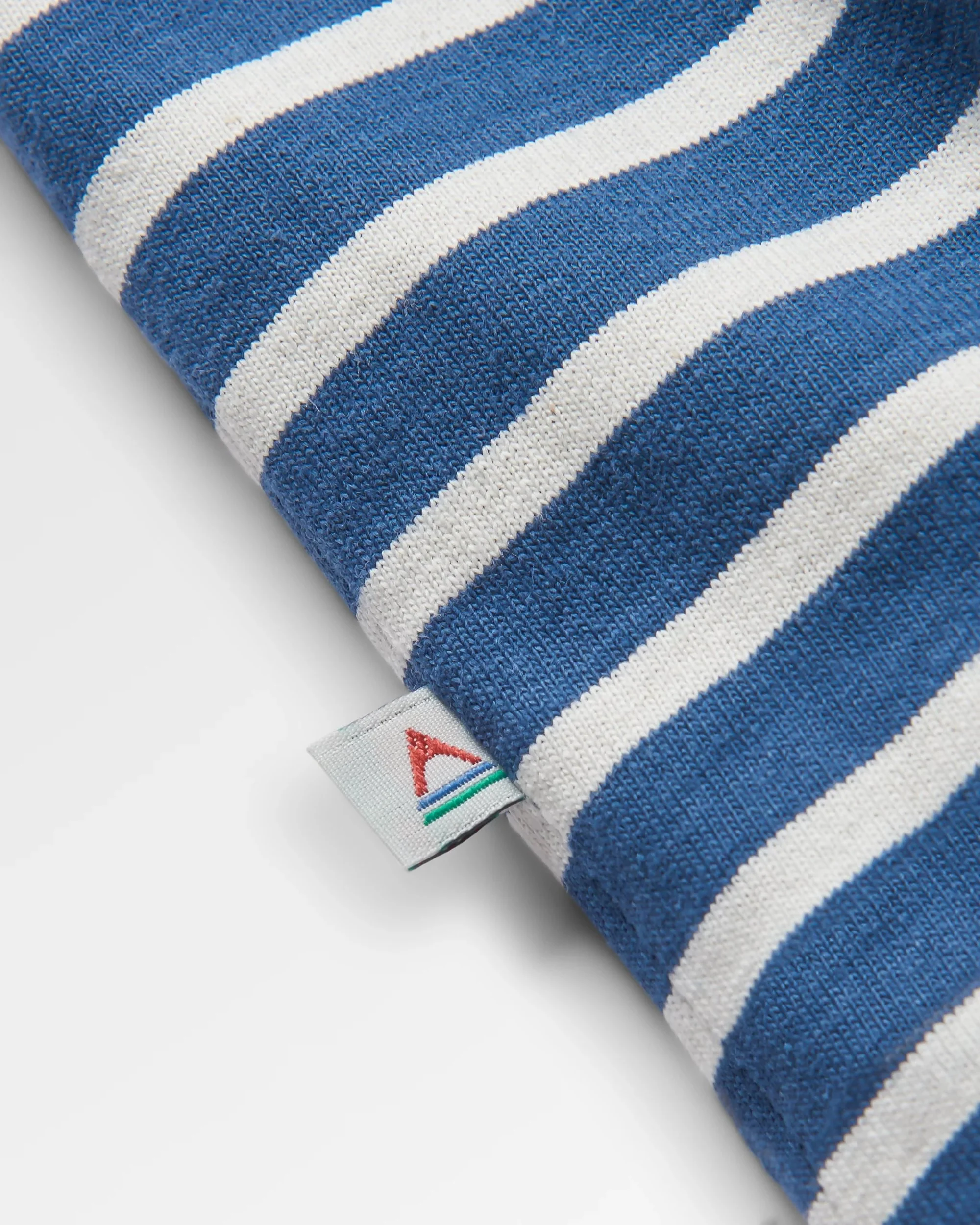 Zen Relaxed Fit T-Shirt - Dark Denim/ Birch Stripe - Image 4