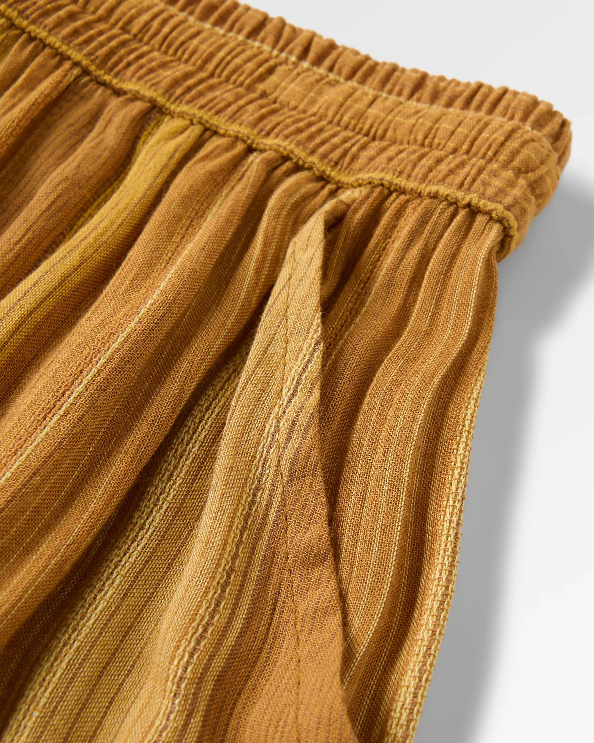 Zephyr Woven Maxi Skirt - Spruce Yellow Stripe - Image 5